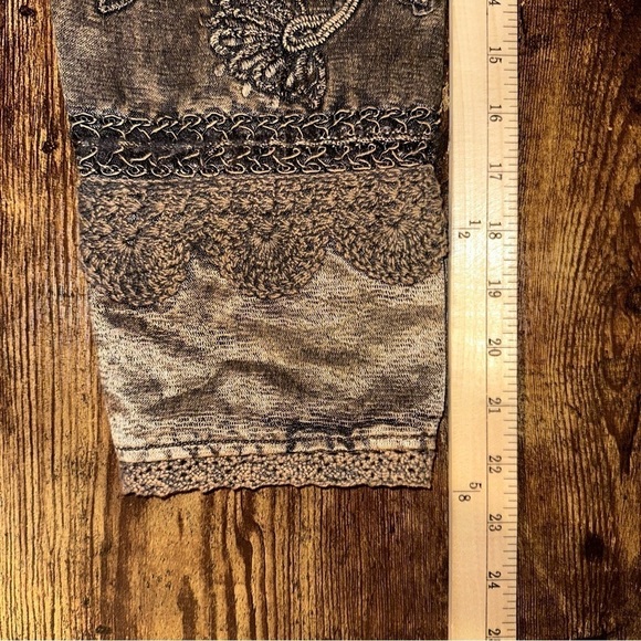 Flashback Vintage Jacket Women's Large Floral Embroidered‎ Crochet Beaded Coat - Picture 11 of 11